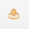 bague 50 Bague en or jaune avec citrine 58 Facettes 219-1