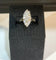 Bague 50 Bague Marquise or blanc 18 carats et diamants 58 Facettes