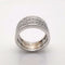 Bague Bague en or blanc diamants 58 Facettes