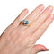Bague Bague or jaune, Diamants, Topaze Bleue 58 Facettes 7861 A