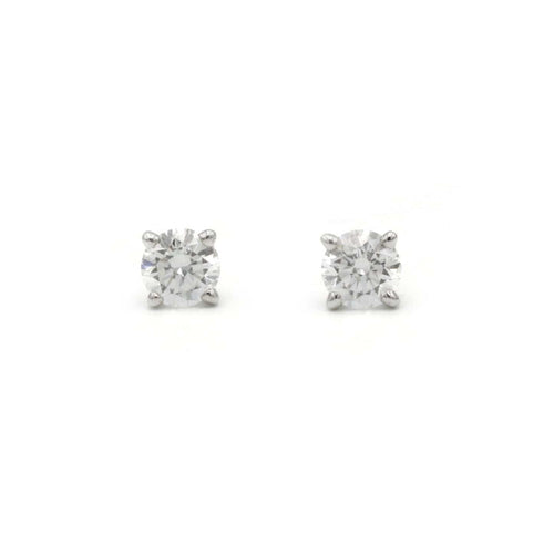 Boucles d'oreilles Puces D'Oreilles - Or Et Diamants 58 Facettes 230212R