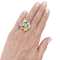 Bague 50 Bague Dior, "Diorette", or blanc, émail, aigue-marine et diamant. 58 Facettes 34642