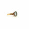 Bague 54 Solitaire Or Jaune & Tourmaline bleu 58 Facettes 59-GS36182