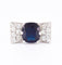 Bague 56 Bague Tank Art Déco Or, Saphir et Diamants 58 Facettes 365