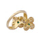 Bague 51 Bague Van Cleef & Arpels, "Fleurette", en or jaune, diamants et émeraudes. 58 Facettes 33747