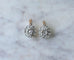 Boucles d'oreilles Boucles d'Oreilles Marguerite Diamants Taille Rose 58 Facettes