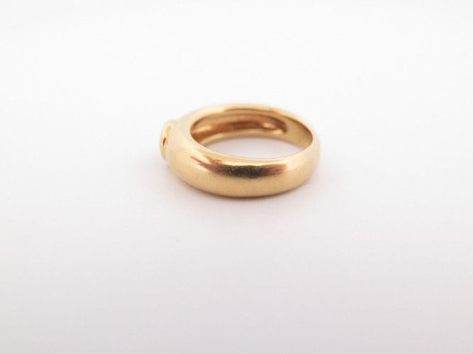 Bague 49 vintage bague CHAUMET jonc en or jaune et saphir 58 Facettes 261336
