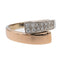 Bague 52 Bague Or blanc, Or rose Diamant 58 Facettes 2729081CN
