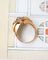 Bague 61 Bague 1950 Or Rose Diamant Torsade 58 Facettes C2057