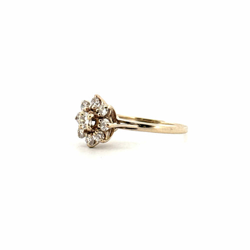Bague 57 Bague Marguerite Or blanc & Diamants 58 Facettes 54-GS32189