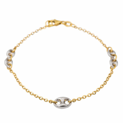 Bracelet Bracelet Grain de café Or jaune 58 Facettes 578490CD