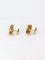 Boucles d'oreilles Boucles d'oreilles anciennes Napoleon III or jaune rubis perles 58 Facettes J537