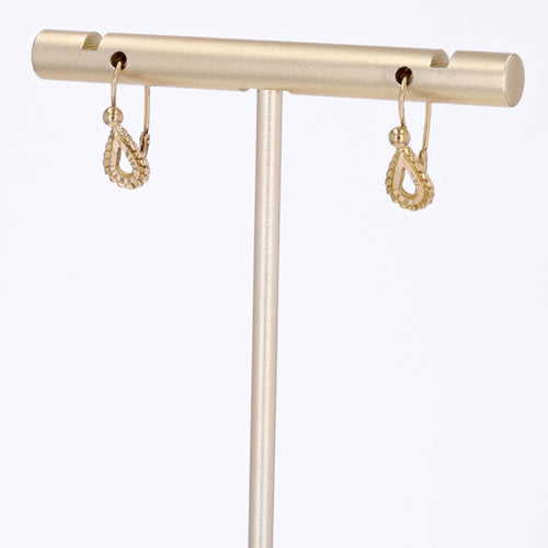 Boucles d'oreilles Boucles d'oreilles anciennes dormeuses or jaune 58 Facettes 18-190A