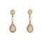 Boucles d'oreilles Boucles d'oreilles pendantes Opale Diamant vintage or jaune 58 Facettes G13422