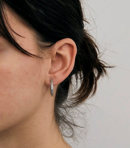 Boucles d'oreilles Boucles D'oreilles Demi-Créoles Or & Diamants 58 Facettes BO/240005
