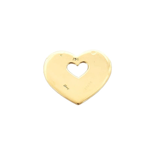 Pendentif PENDENTIF POIRAY "COEUR SECRET" OR JAUNE. 58 Facettes BO/240009