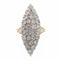 Bague 56 Bague Marquise Or jaune Diamant 58 Facettes 3132891RV