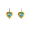 Boucles d'oreilles Boucles d'oreilles dormeuses or jaune et topazes 58 Facettes GAP1533