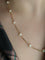 Collier Collier chaine vintage batons or jaune perles 58 Facettes 1095.6