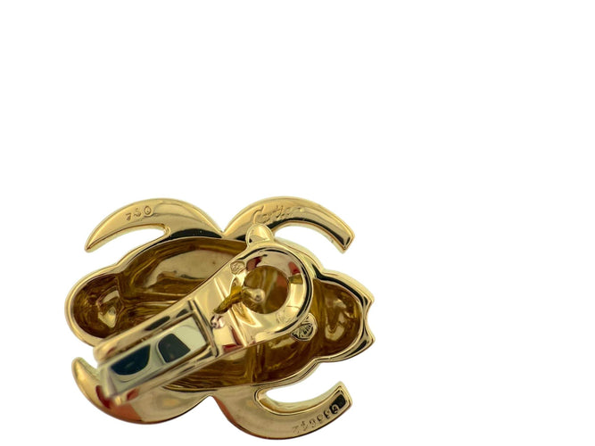 Boucles d'oreilles Boucles d'oreilles "Scarabée" en or jaune de Cartier 58 Facettes