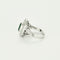 Bague 53,5 Bague or gris, émeraude et diamants 58 Facettes SMA0098