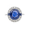 Bague Bague Platine Saphir 58 Facettes 3672192CN