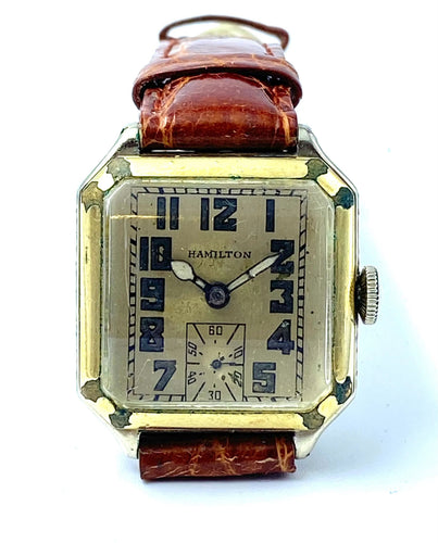 Montre Montre Hamilton - Coin coupé carré - 1926 - 1901-1949 58 Facettes