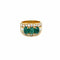 BULGARi - Bague Trombino en or et diamants émeraude, années 1970