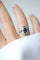 Bague Bague rosace Art Déco saphir diamants 58 Facettes