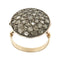 Bague 57 Bague ronde en or jaune avec diamants 58 Facettes 36100