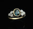 Bague Bague avec saphir et diamants 58 Facettes