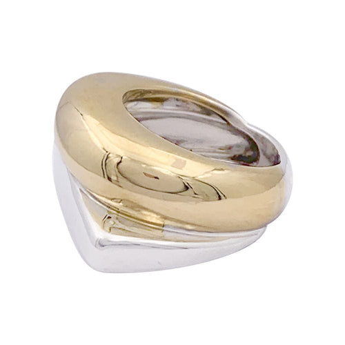 Bague 52 Bague Fred "Success" grand modèle en deux tons d'or. 58 Facettes 33670