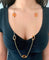 Collier Collier à maillons ovales en or 14 carats et verre ambré 58 Facettes