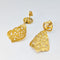 Boucles d'oreilles Paire de pendants d'oreilles en or jaune 18 carats 58 Facettes 32243