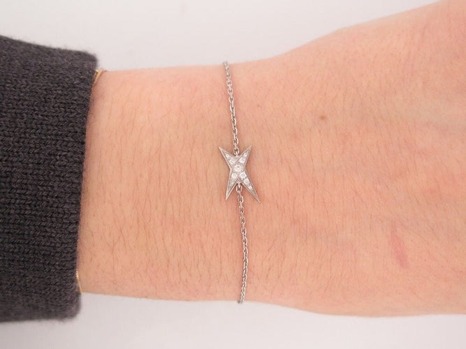 Bracelet bracelet MAUBOUSSIN valentin for you or blanc 58 Facettes 258949