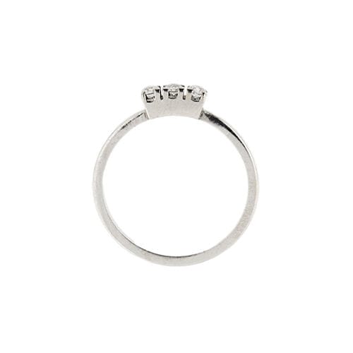 Bague Bague trilogie sertie de diamants de 0,24 ct 58 Facettes 31998