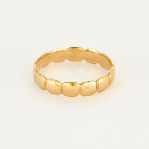 Bague 66 Alliance ou jaune 58 Facettes MON0848