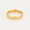 Bague 66 Alliance ou jaune 58 Facettes MON0848