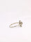 Bague Bague Belle Epoque ovale or platine diamant 0,15 ct 58 Facettes J324