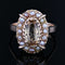 Bague 52 Bague ancienne topaze impériale et perles fines 58 Facettes 24-032