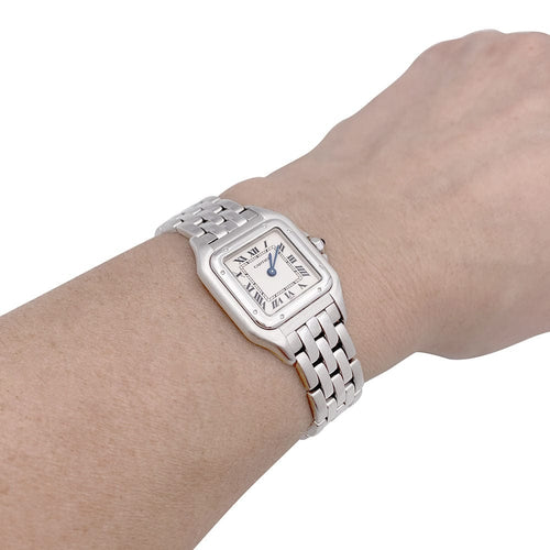 Montre Montre Cartier, "Panthère", acier. 58 Facettes 33665