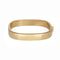 Bracelet Bracelet jonc carré vintage de 10 mm de large en or jaune 14 carats 58 Facettes G13755