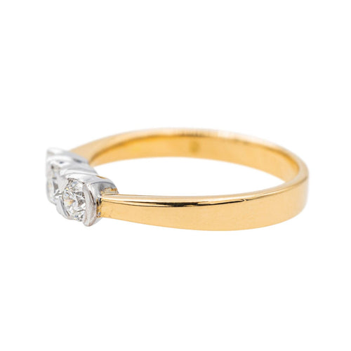 Bague 53 Bague Trilogie Or jaune Diamant 58 Facettes 3002093CN