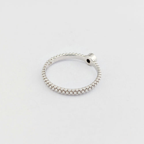 Bague 51 Mauboussin - Solitaire Goutte de jour en Or Blanc 58 Facettes 32038