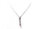 Collier collier tiffany victoria fleur pendante diamants platine 58 Facettes 259242