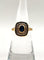 Bague 51.5 Bague Vintage style Art Déco or jaune, saphirs et diamants 58 Facettes
