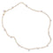 Collier Sautoir Pomellato, "Capri", or rose, céramique blanche. 58 Facettes 33659