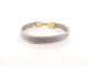 Bracelet vintage bracelet FRED force 10 cable 24 cm acier et or jaune 58 Facettes 261952