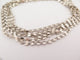 Collier collier HERMES confettis 5 rangs en argent massif 58 Facettes 259934