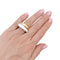 Bague 52 Bague Fred "Success" grand modèle en deux tons d'or. 58 Facettes 33670